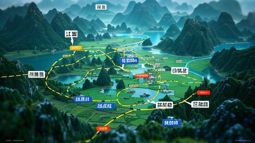江西旅游攻略地图:交通、景点、住宿一图搞定自由行
